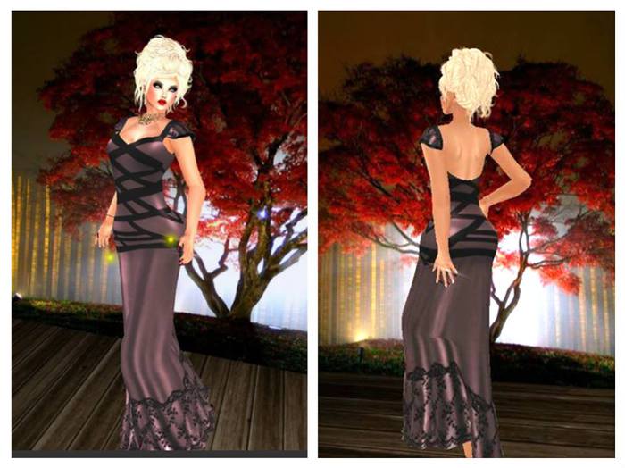 Evening Pink Gown/ Vestido Rosado 