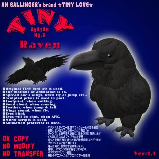 Tiny Avater "Raven"