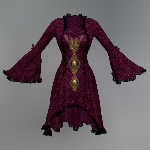 Pink Gothic Queen Mesh Dress