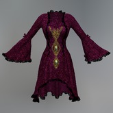 Pink Gothic Queen Mesh Dress