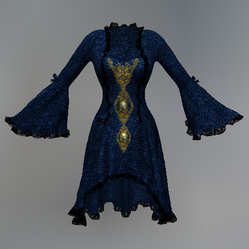 Royal Gothic Queen Mesh Dress