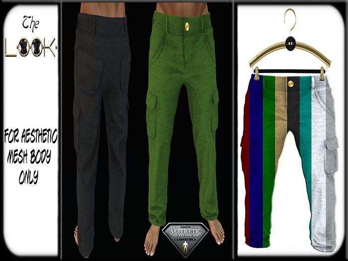 ! [L] !  Aesthetic Cargos (Color Change)