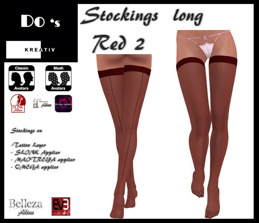.:Do's:. Stockings with lacy  WHITE