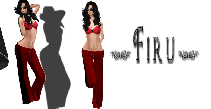 FIRU-Raul Jogging Pants Mesh-MEN RED