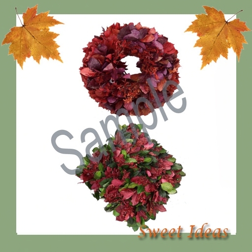 Sweet Ideas * Autumn Wreaths Set - Red Splendor (Boxed)