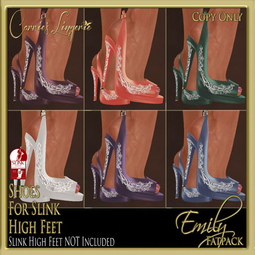 CB~Emily Slink High Heels(BOX) FP lights