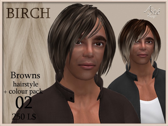 ***Aste*** HAIR 02.01 ZINNIA BLACKS