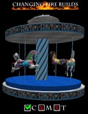 AP - Blue and Silver Horse Carousel v1.1 Petite