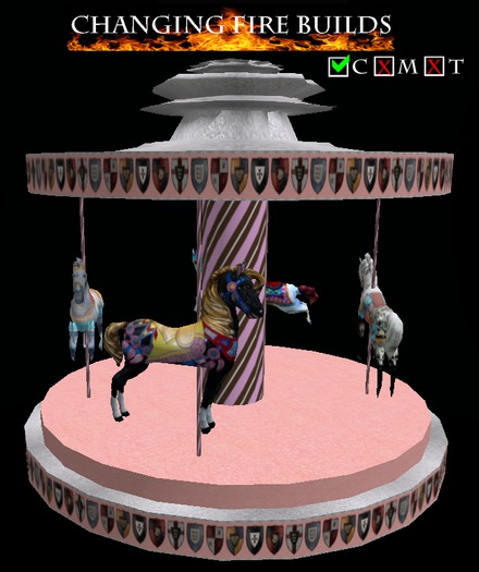 AP - Pink and Silver Horse Carousel v1.1 Petite