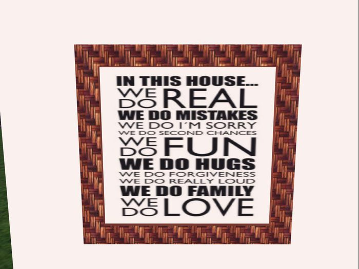 **AC** In This House Wall Art