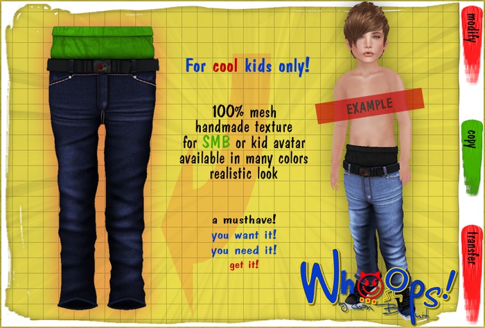~[Whoops] - Mid Blue / B-Green