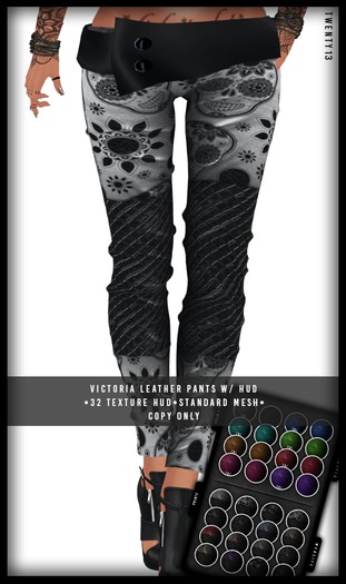 .t13. Victoria Leather Pants w/ HUD [wear2unpack] 