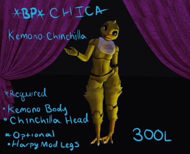 *BP* Kemono-Chinchilla Chica Mod