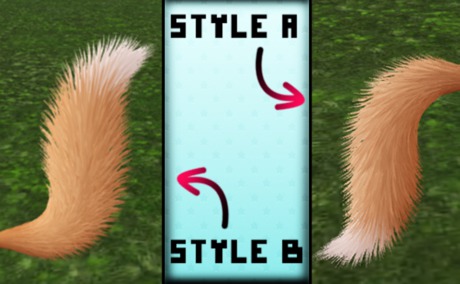 Second Life Marketplace - +VS+ NV Fluffy Tail Custom Textures (Chaotic ...
