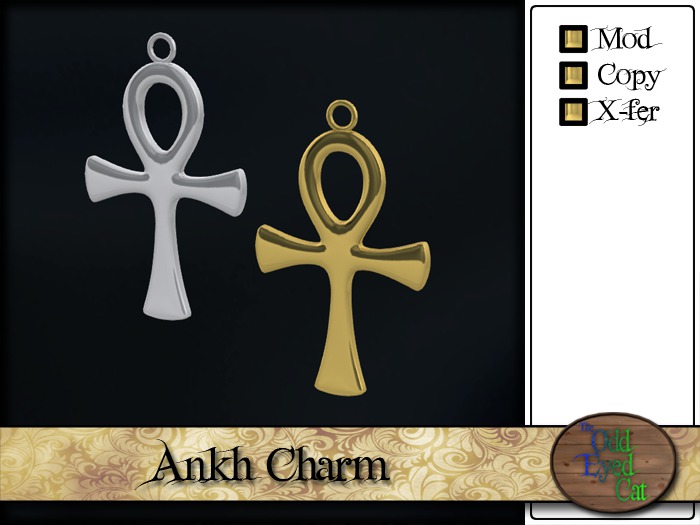 >^OeC^< Findings - Ankh Charm