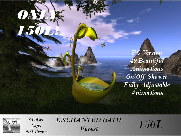 Enchanted Bath Forest Green