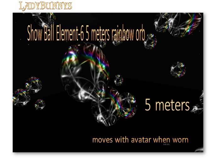 FaNtAsY FX Particles•*Light Show Ball Element-6 5 meters rainbow orb