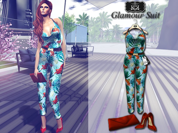 :::KC::: Glamour Suit Floral