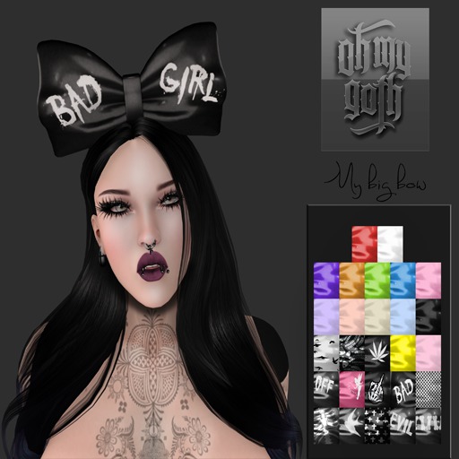 Oh My Goth-my big bow