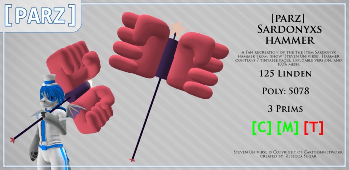 [Parz] Sardonyx hammer (Boxed)