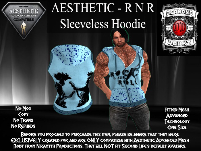 DW Sleeveless Hoodie - R N R (Boxed)