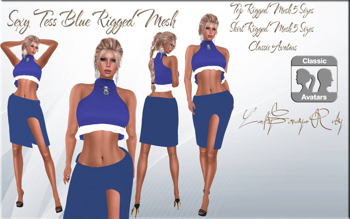 LSR - Sexy Tess Blue Rigged Mesh