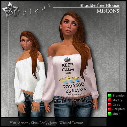 StarLicious-white-minions_OffShoulderblouse