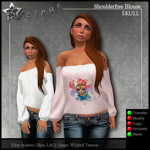 StarLicious-white-skull_OffShoulderblouse