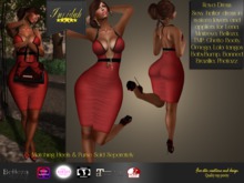 Invidah* Raya Dress RED