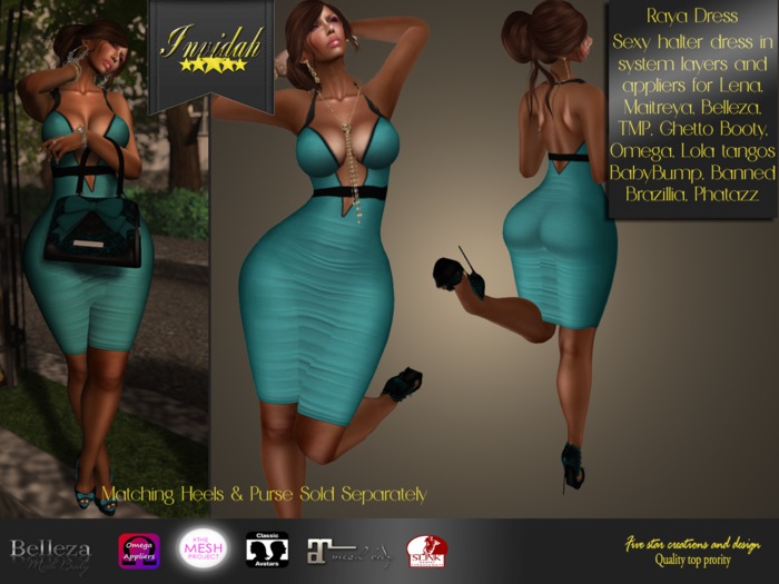 Invidah* Raya Dress AQUA