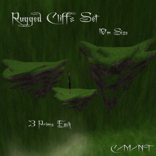 !<3NO*Thing! Rugged Cliffs Box 10m set of 3