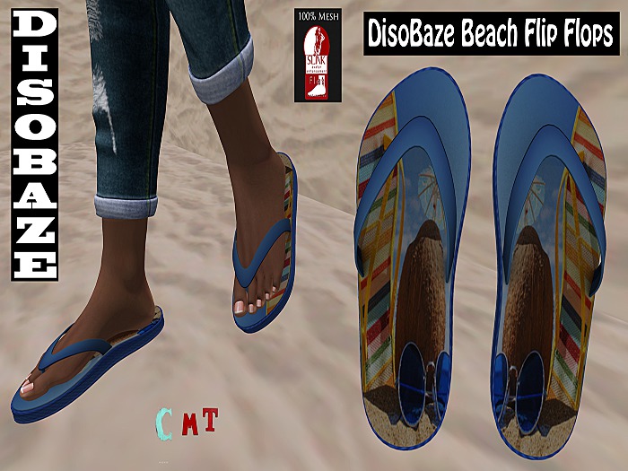 DisoBaze Beach Flip Flops