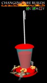 AP - Hummingbird Feeder w/ Birds