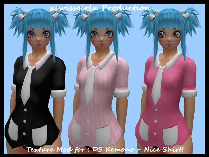 Texture Mod for : DS Kemono - Nice Shirt