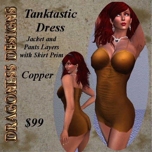 ! DD - Tanktastic Dress - Copper