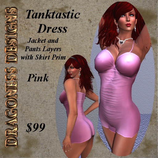 ! DD - Tanktastic Dress - Pink