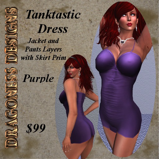 ! DD - Tanktastic Dress - Purple