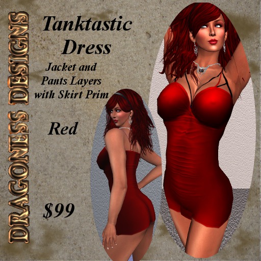 ! DD - Tanktastic Dress - Red