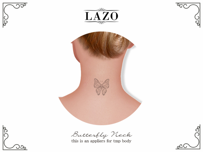 [LAZO] Butterfly Neck Tattoo