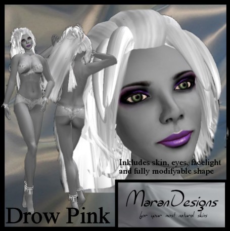 MaranDesigns skins: Skin/shape drow pink