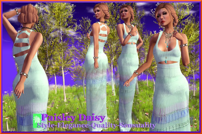 Joeys mesh White Purity Sheer Ethereal gown