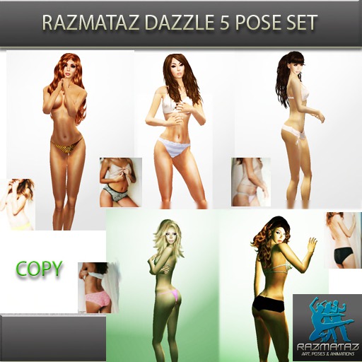 Razmataz Dazzle 5 Poses (box)