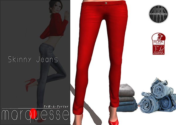 [Marquesse] Red Jeans