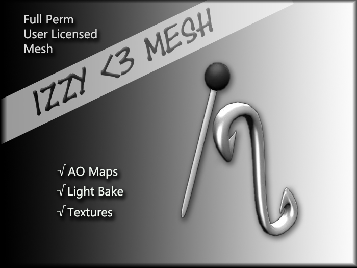 Izzy <3 Mesh - Hook & Pin Combo
