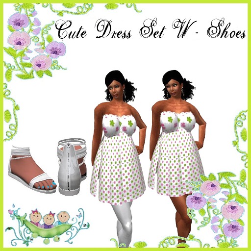 1- S.M.C  Cute Dress Set