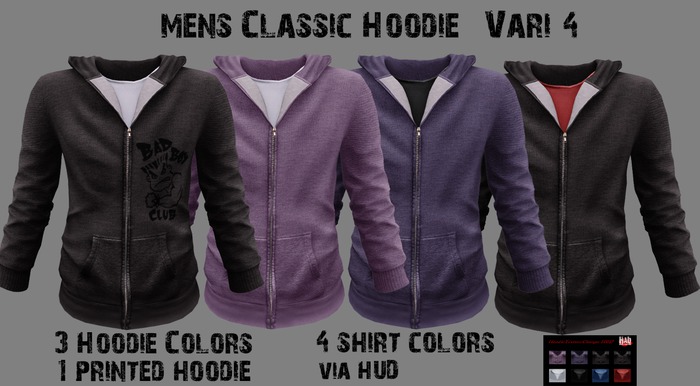 Mesh Mens Hoodie Vari.4