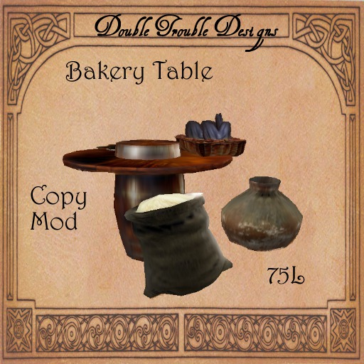 DTD- Bakery Table