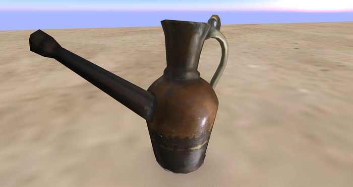 mesh metal oil can
