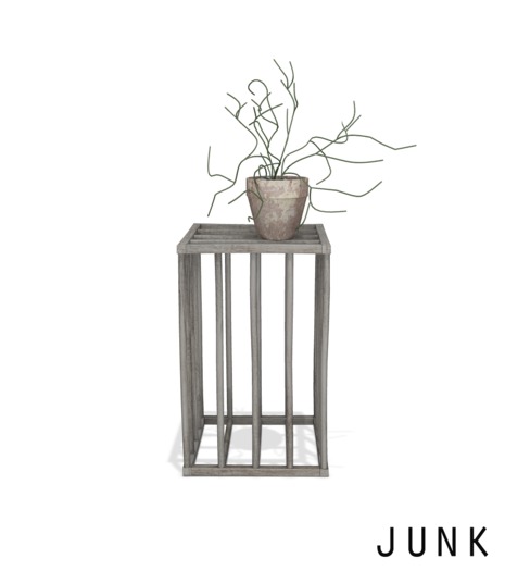junk. plant stand.
