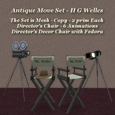 Antique Movie Set - HG Welles